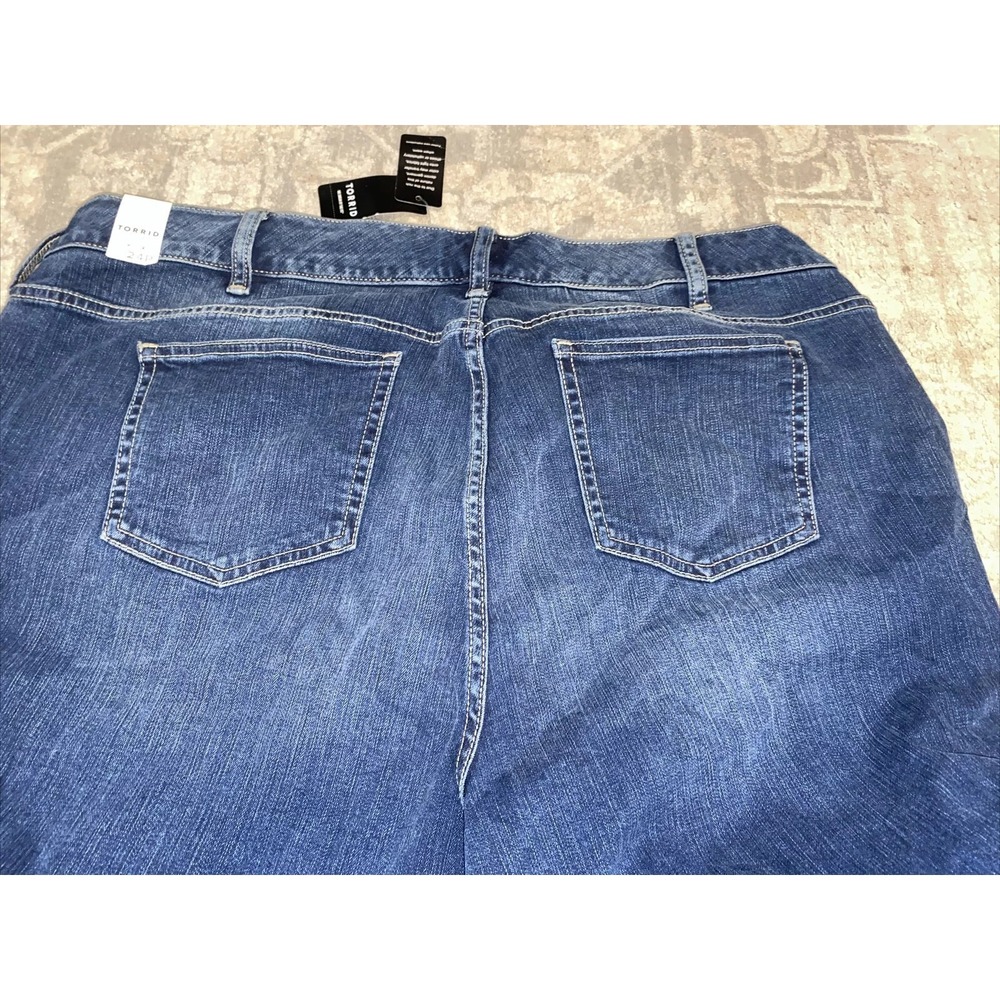 Womens torrid Plus size 24 42 X 29 blue jeans Stretch New - Picture 7 of 7